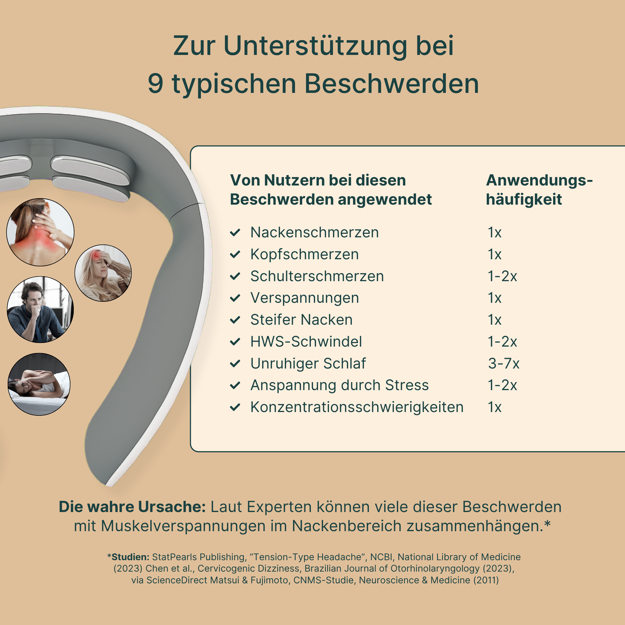 Nurotex® - Dispositivo elettrico per massaggio cervicale