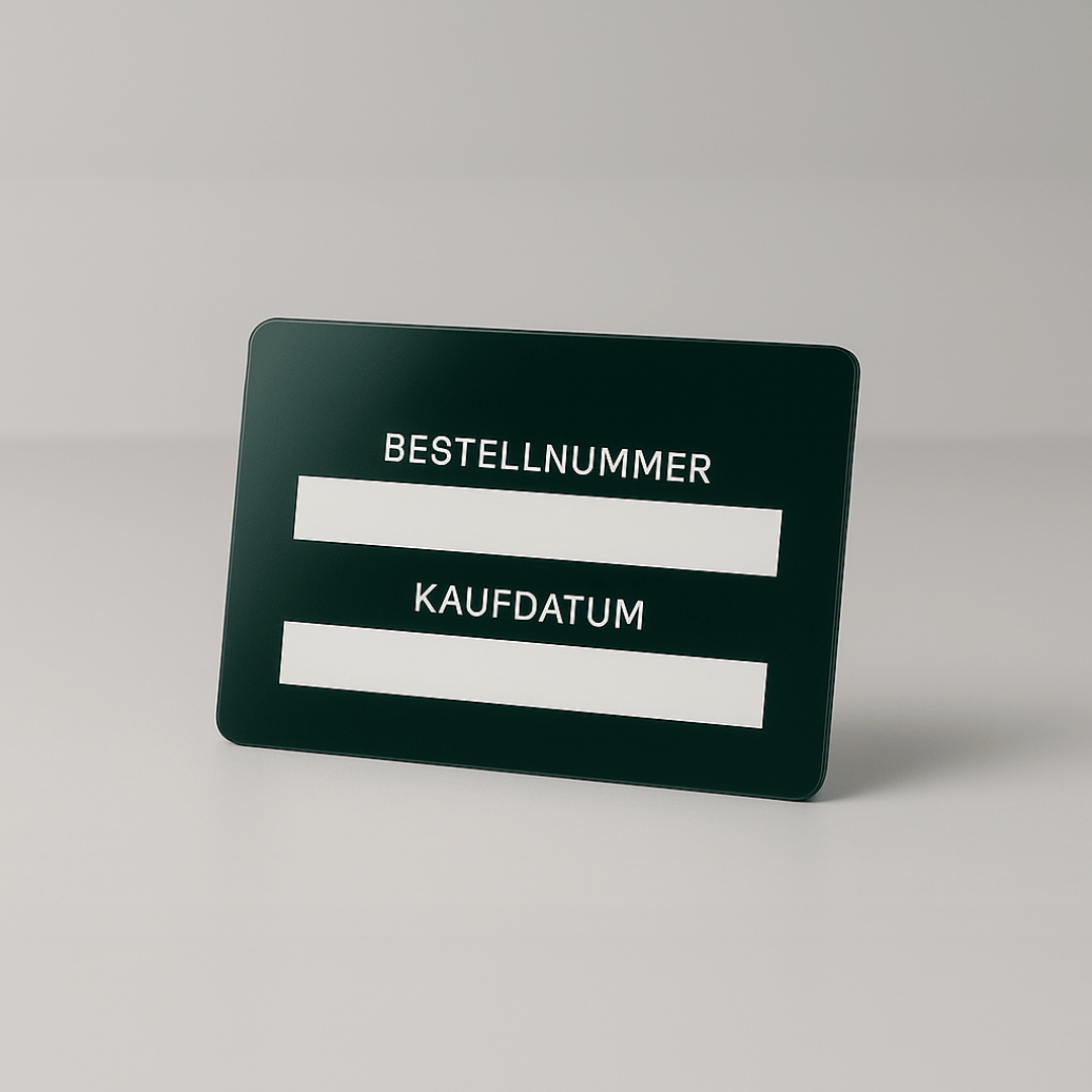 100 Tage Garantie-Karte