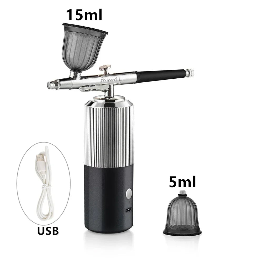 Oxygen Injector Mini Air Compressor Kit Air-Brush
