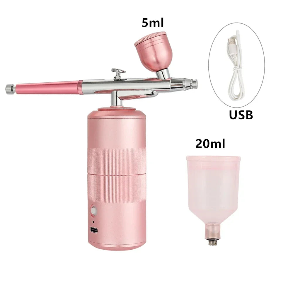 Oxygen Injector Mini Air Compressor Kit Air-Brush