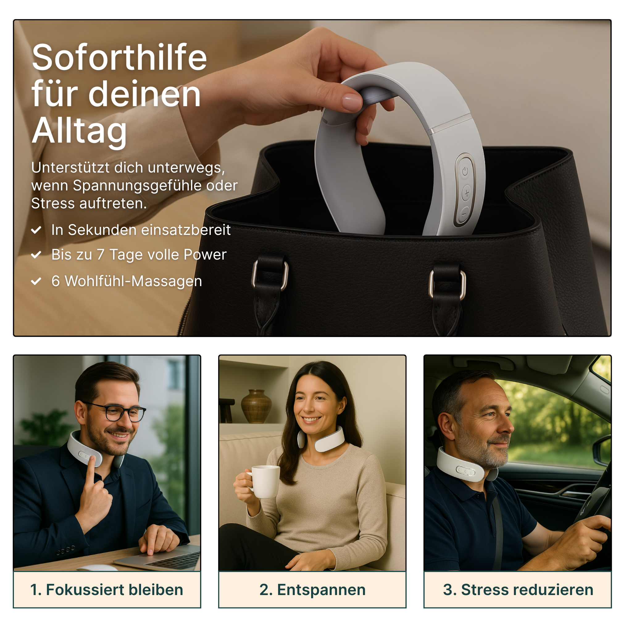 Nurotex® - Dispositivo elettrico per massaggio cervicale