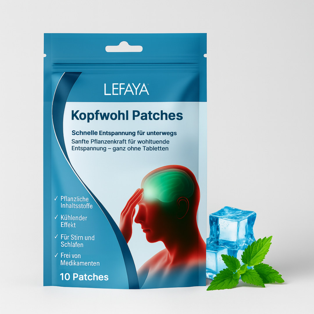 Kühlende Kopfwohl Patches (10 Stück)