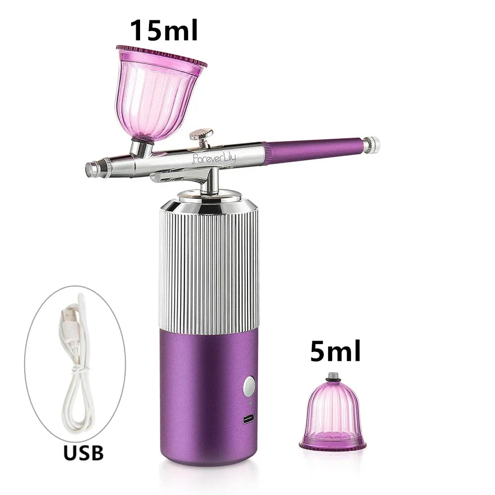 Oxygen Injector Mini Air Compressor Kit Air-Brush