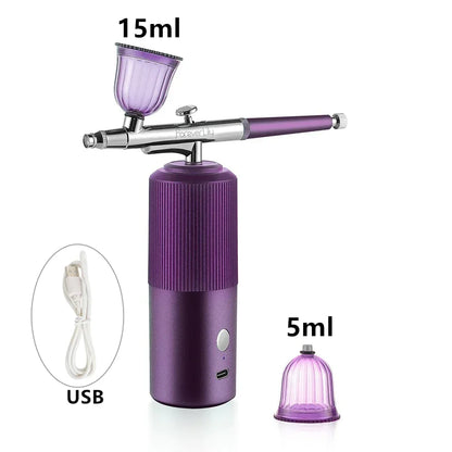 Oxygen Injector Mini Air Compressor Kit Air-Brush