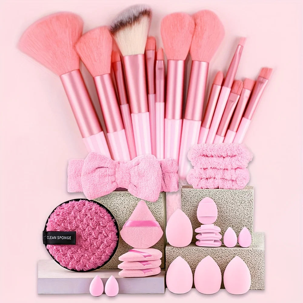 Professional Makeup Brush Set 8-33Pcs Soft  Brushes