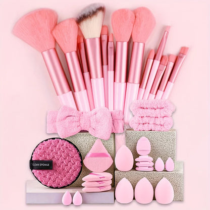 Professional Makeup Brush Set 8-33Pcs Soft  Brushes