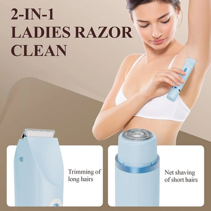 Bikini Trimmer for Women Dual-Head Electric Shaver