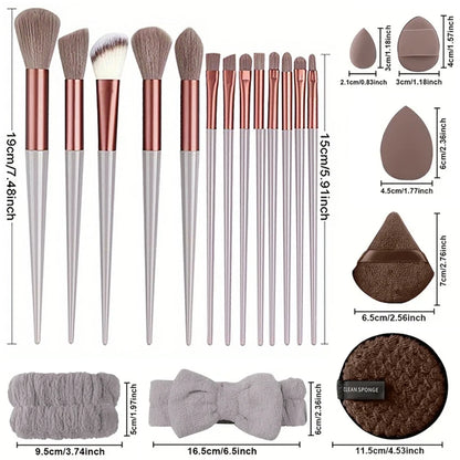 Professional Makeup Brush Set 8-33Pcs Soft  Brushes
