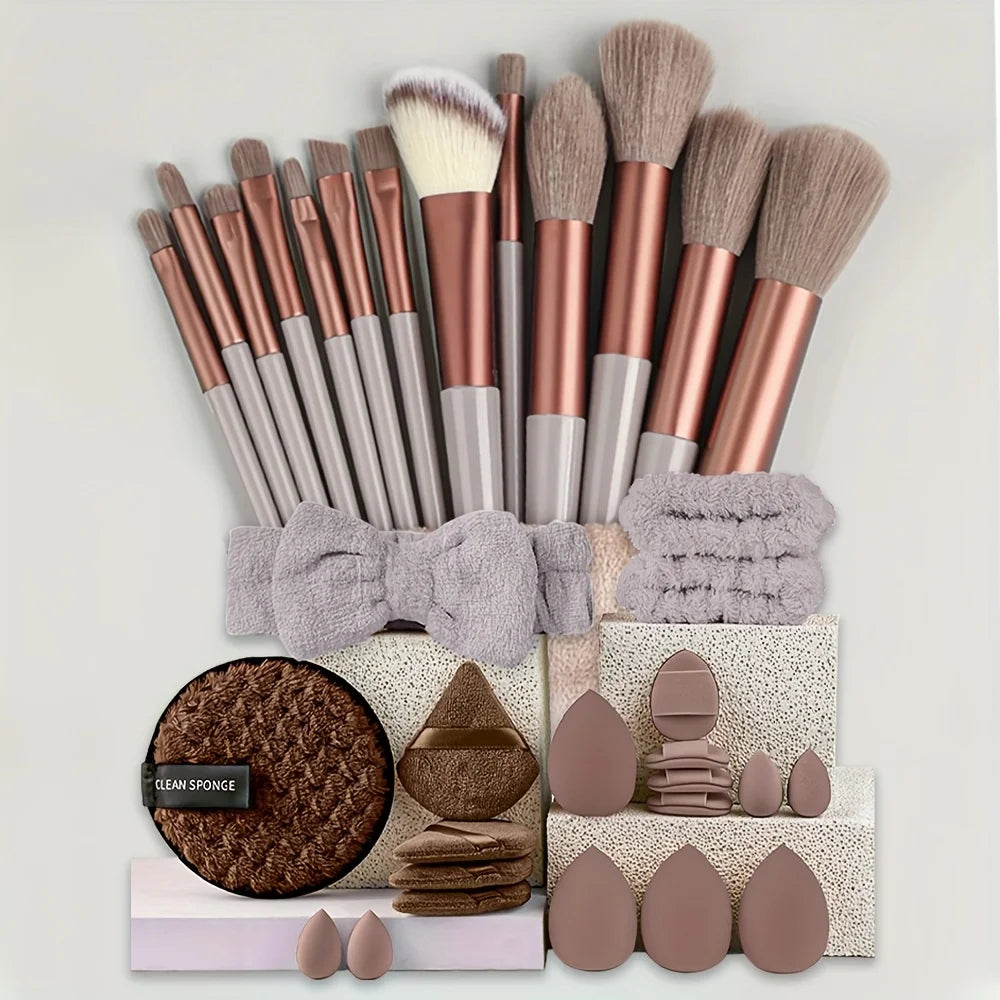 Professional Makeup Brush Set 8-33Pcs Soft  Brushes