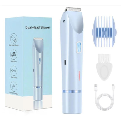 Bikini Trimmer for Women Dual-Head Electric Shaver