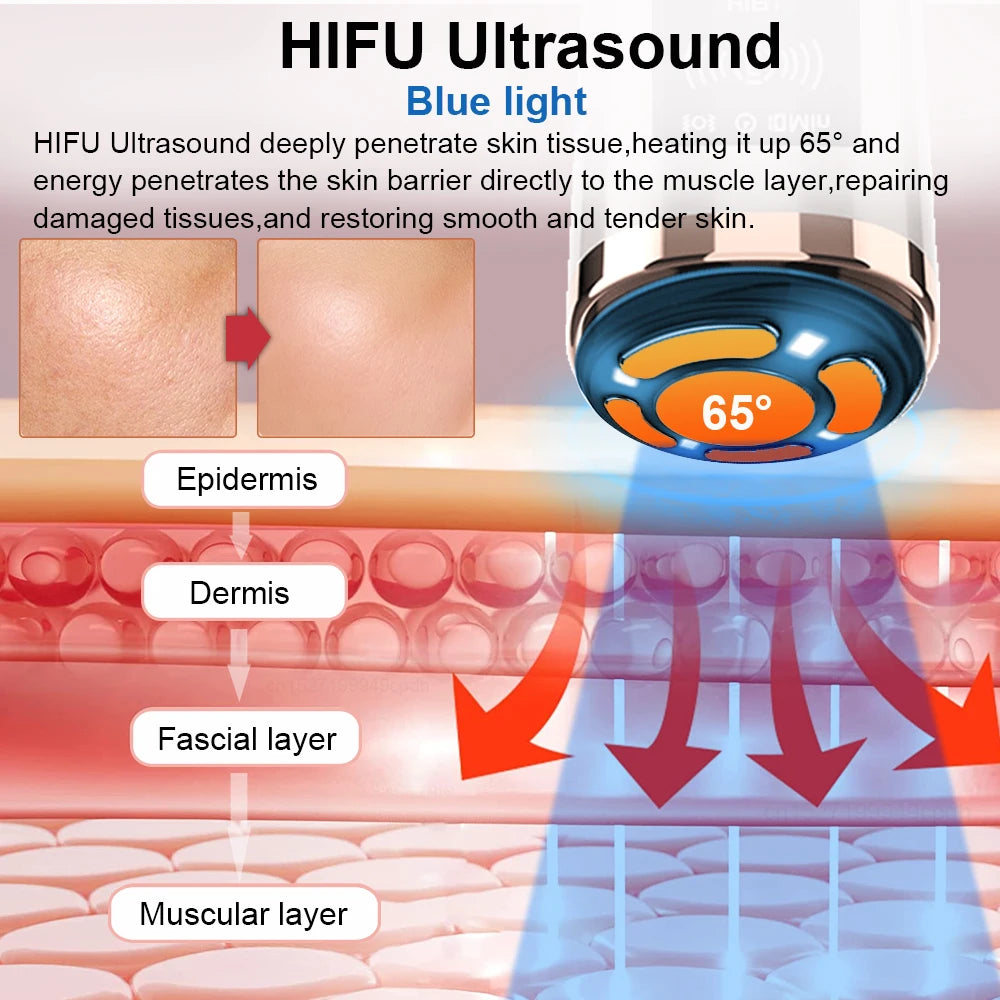 Hifu Face Lifting Machine RF High Frequency Anti-aging