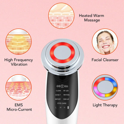 7 in 1 Face Lifting Device EMS Microcurrent Skin