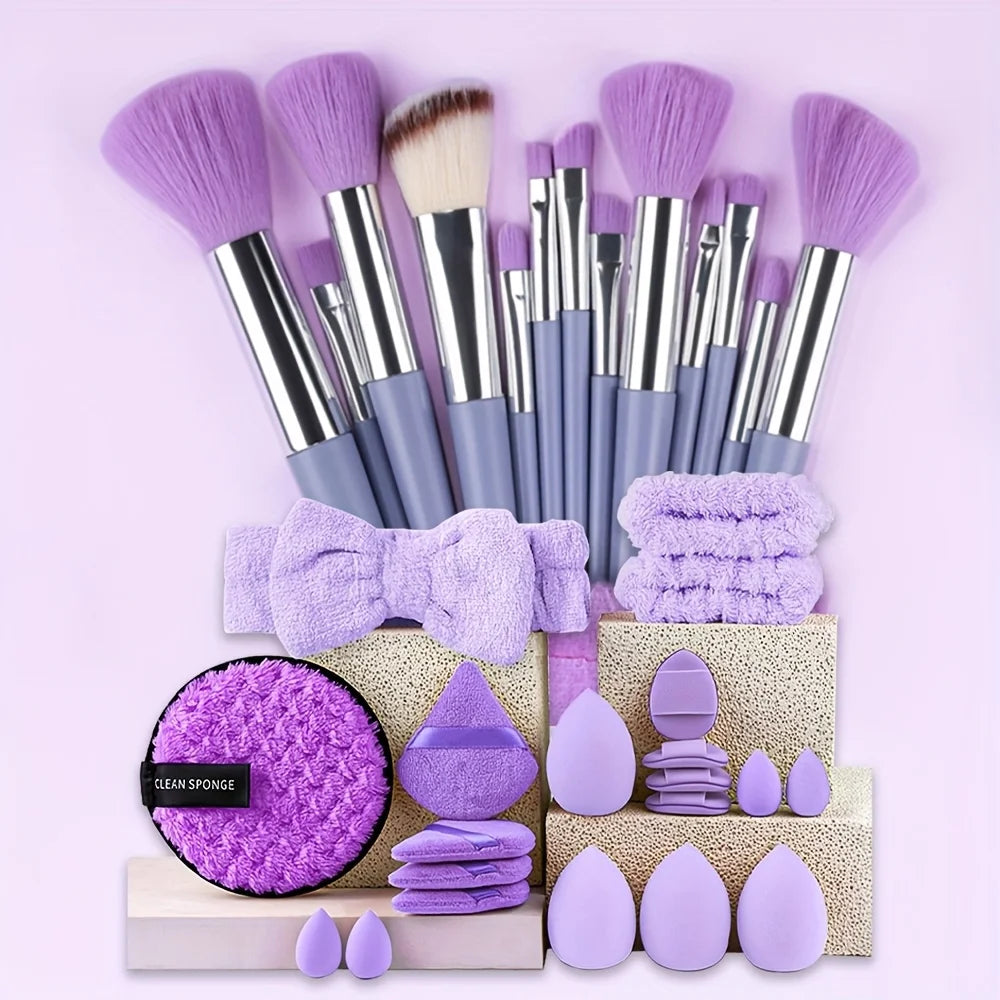 Professional Makeup Brush Set 8-33Pcs Soft  Brushes