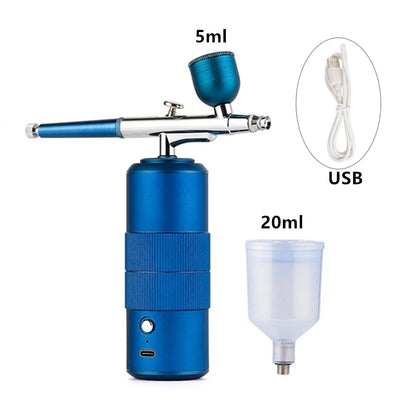 Oxygen Injector Mini Air Compressor Kit Air-Brush