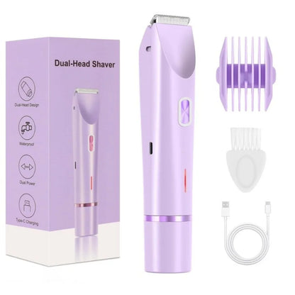 Bikini Trimmer for Women Dual-Head Electric Shaver