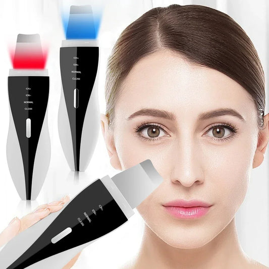 Ultrasonic Face Skin Scrubber Skin Spatula Facial