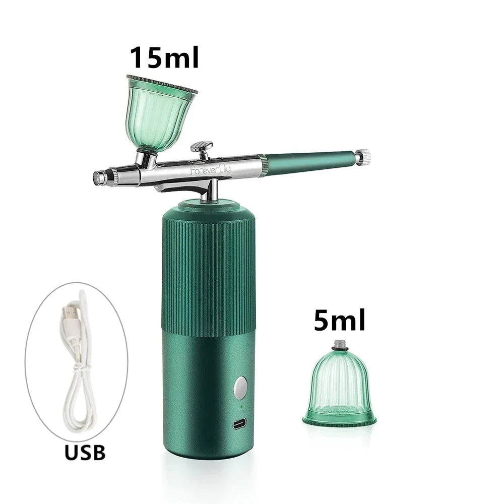 Oxygen Injector Mini Air Compressor Kit Air-Brush
