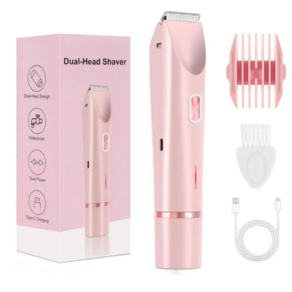 Bikini Trimmer for Women Dual-Head Electric Shaver