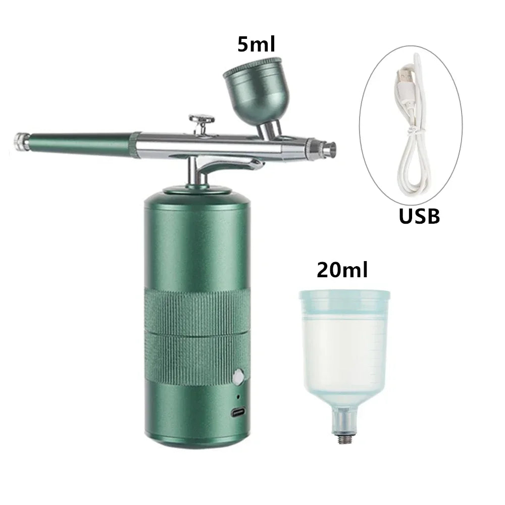 Oxygen Injector Mini Air Compressor Kit Air-Brush