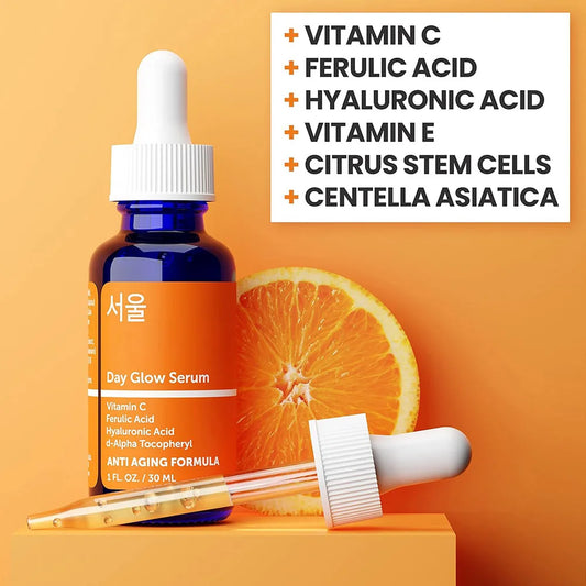 Day Glow Serum, Korean Skin Care Vitamin C