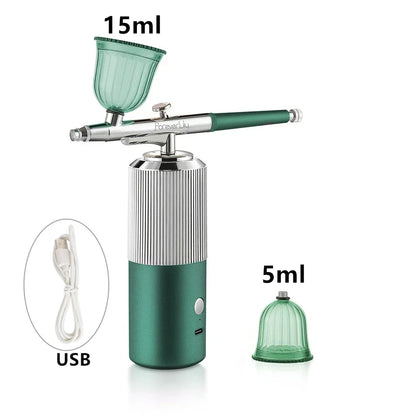 Oxygen Injector Mini Air Compressor Kit Air-Brush
