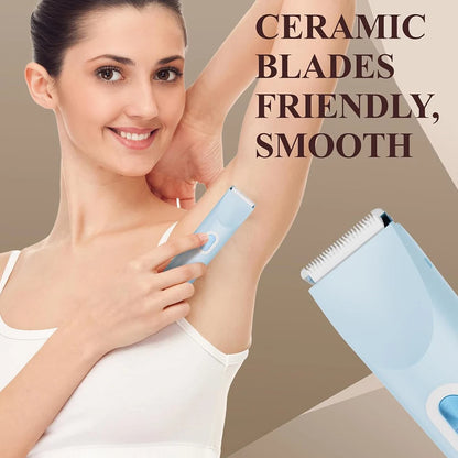 Bikini Trimmer for Women Dual-Head Electric Shaver
