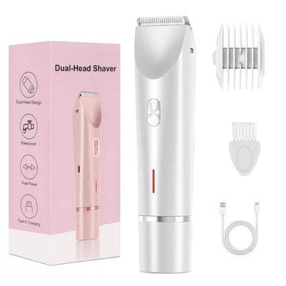 Bikini Trimmer for Women Dual-Head Electric Shaver