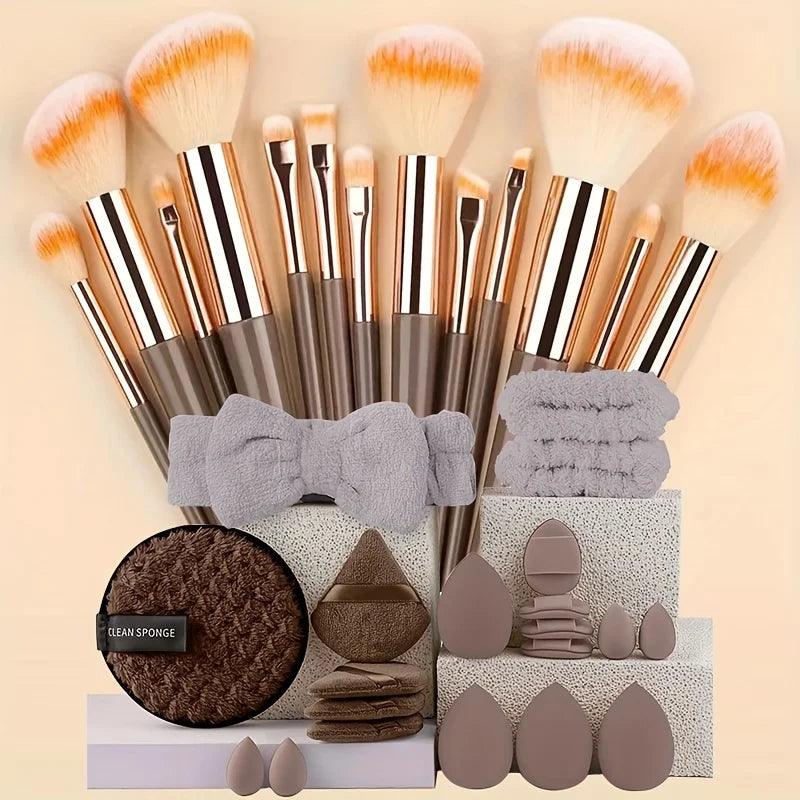 Professional Makeup Brush Set 8-33Pcs Soft  Brushes