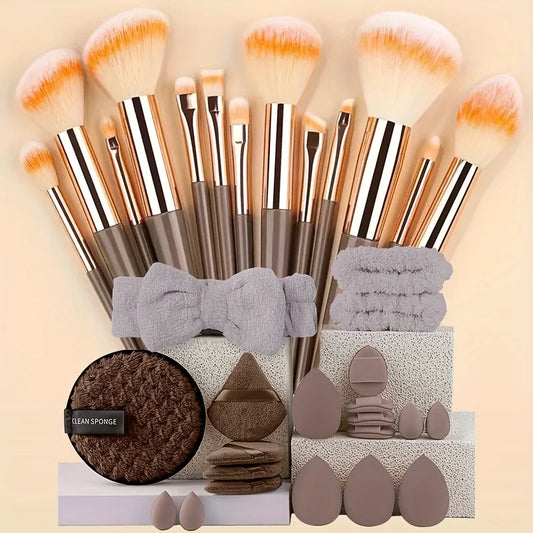 Professional Makeup Brush Set 8-33Pcs Soft  Brushes